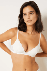 ETAM - חזיית פוש אפ תחרה IDOLE בצבע קרם - MASHBIR//365