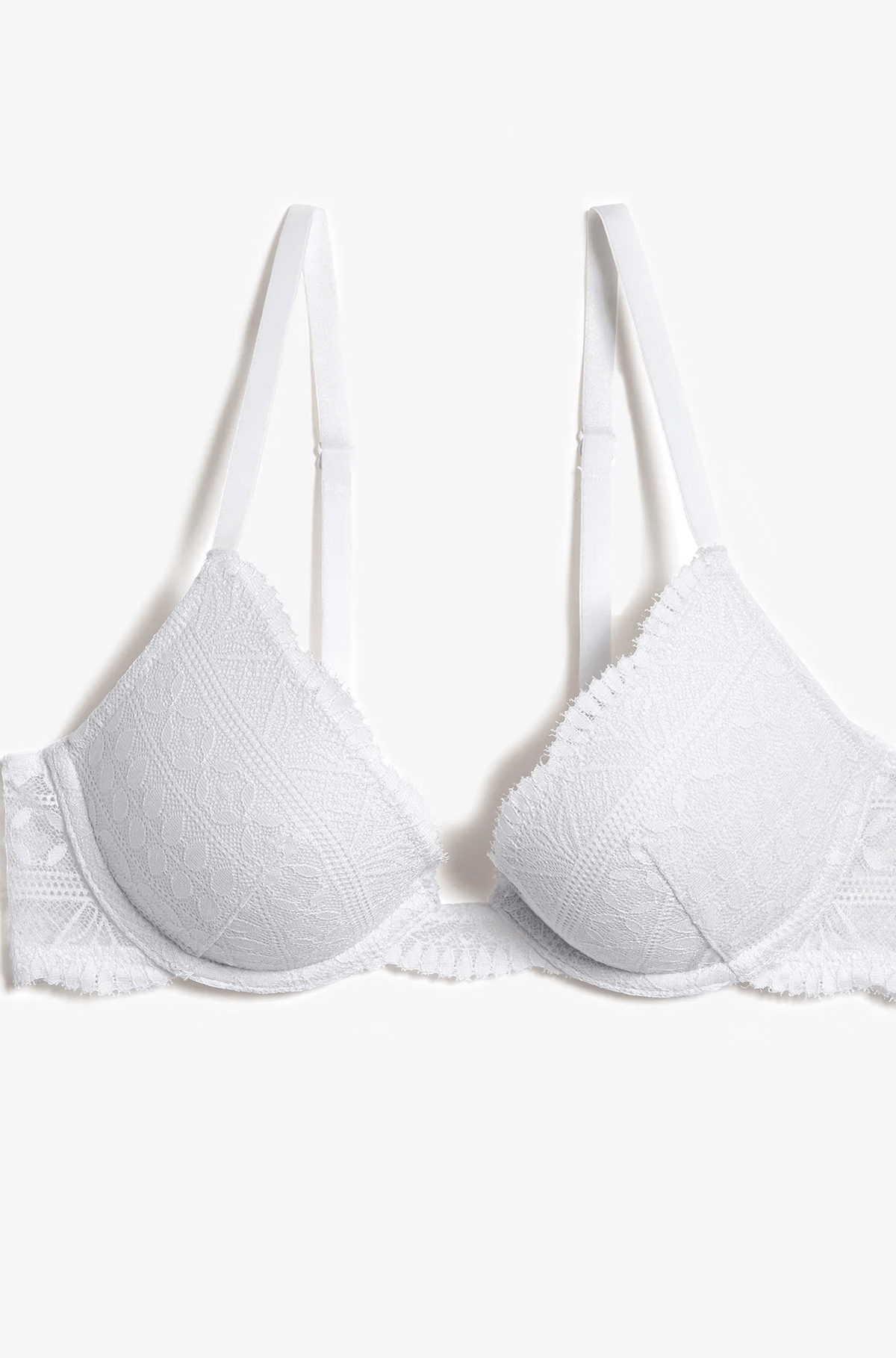 ETAM - חזיית פוש אפ תחרה IDOLE בצבע לבן - MASHBIR//365