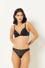 ETAM - חזיית פוש אפ תחרה IDOLE בצבע שחור - MASHBIR//365