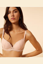 ETAM - חזיית פוש אפ תחרה PASSION ורוד בהיר - MASHBIR//365