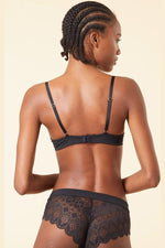 ETAM - חזיית פוש אפ תחרה SKY שחורה - MASHBIR//365