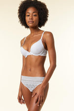 ETAM - חזיית פוש אפ תחרה SUBLIME אפור בהיר - MASHBIR//365