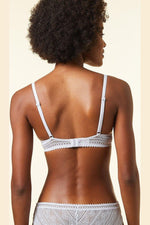 ETAM - חזיית פוש אפ תחרה SUBLIME אפור בהיר - MASHBIR//365