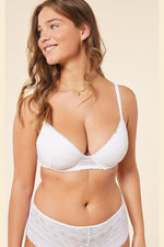 ETAM - חזיית פוש אפ תחרה SUBLIME בצבע לבן - MASHBIR//365