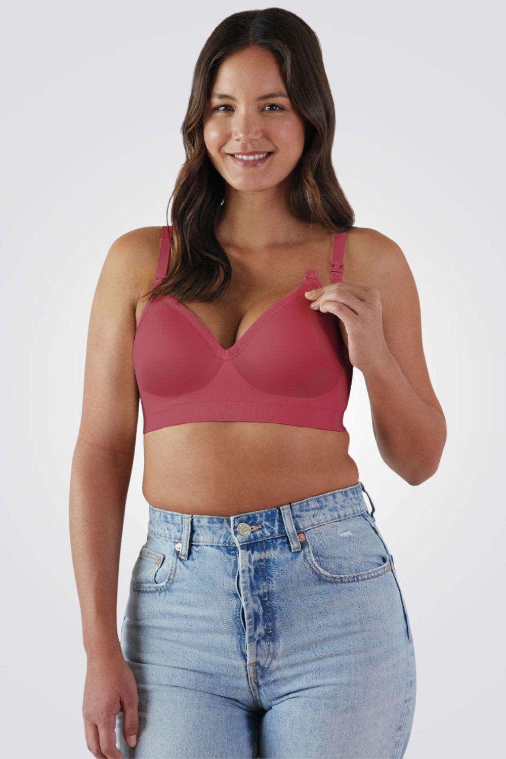 BRAVADO - חזיית הנקה PLUNGE בצבע ורוד - MASHBIR//365