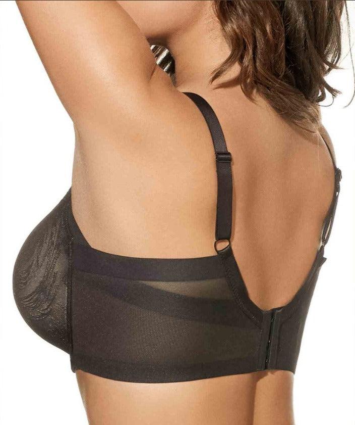 SELENE - חזיית לייזר קאט מחטבת Violeta שחורה - MASHBIR//365