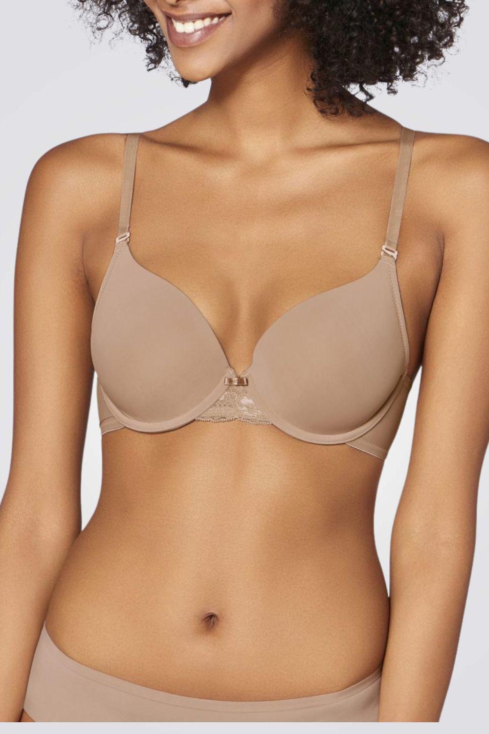 TRIUMPH - חזיית מיקרופייבר בריפוד קל Lovely Micro WHPM צבע גוף - MASHBIR//365