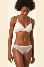 ETAM - חזיית מיקרופייבר ללא ברזל PURE 360 קרם - MASHBIR//365