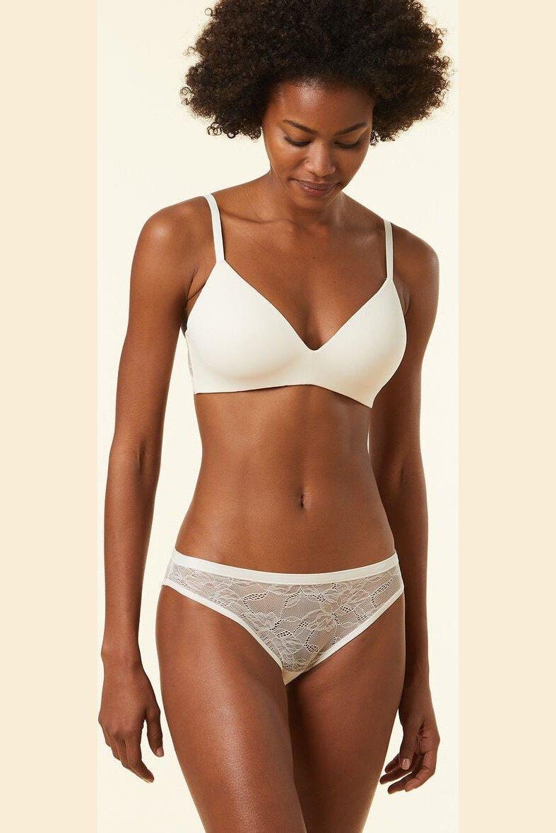 ETAM - חזיית מיקרופייבר ללא ברזל PURE 360 קרם - MASHBIR//365