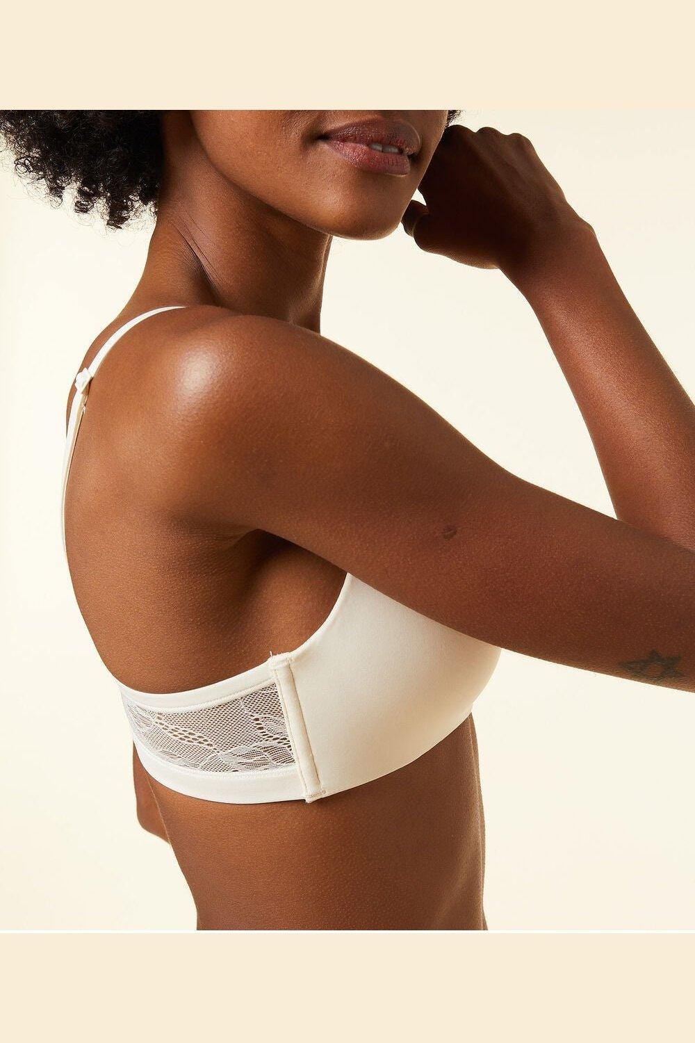 ETAM - חזיית מיקרופייבר ללא ברזל PURE 360 קרם - MASHBIR//365