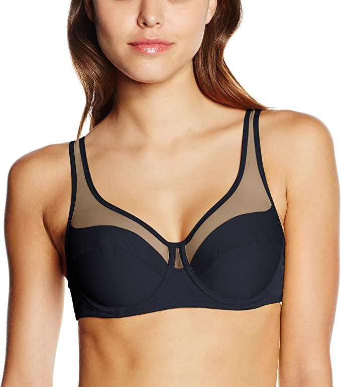 LOVABLE - חזיית מיקרופייבר ללא ריפוד שילוב רשת שחורה - MASHBIR//365