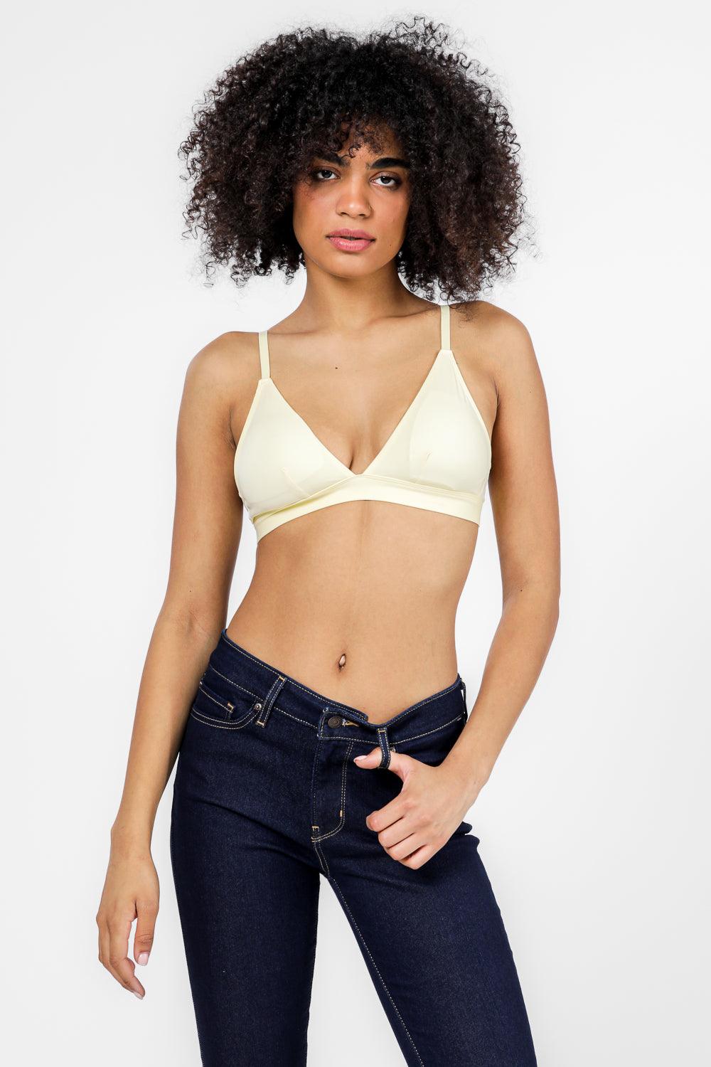 DELTA - חזיית מיקרופייבר מרופדת בצבע - MASHBIR//365