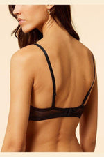 ETAM - חזיית מיקרופייבר PURE 360 שחורה - MASHBIR//365