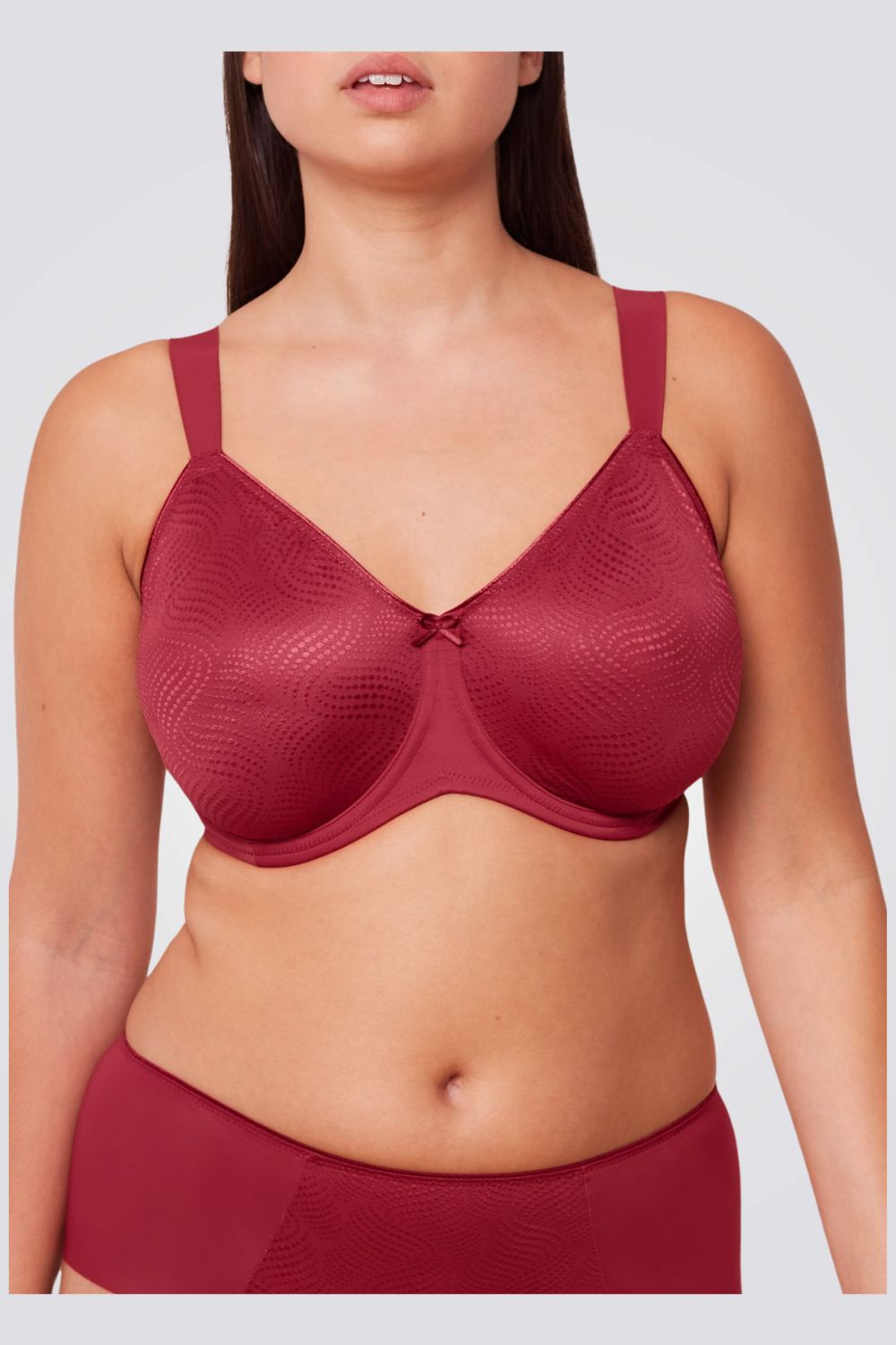 TRIUMPH - חזיית מינימייזר Essential Minimizer W X בצבע אדום - MASHBIR//365