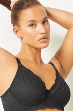 ETAM - חזיית מינימייזר תחרה IDOLE בצבע שחור - MASHBIR//365