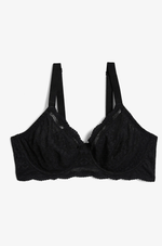 ETAM - חזיית מינימייזר תחרה IDOLE בצבע שחור - MASHBIR//365