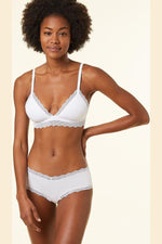 ETAM - חזיית משולשים בריפוד קל FAVEUR בצבע לבן - MASHBIR//365