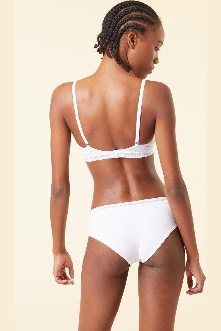 ETAM - חזיית משולשים HAPPILY לבנה - MASHBIR//365