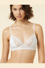 ETAM - חזיית משולשים SENTIMENT בצבע לבן - MASHBIR//365