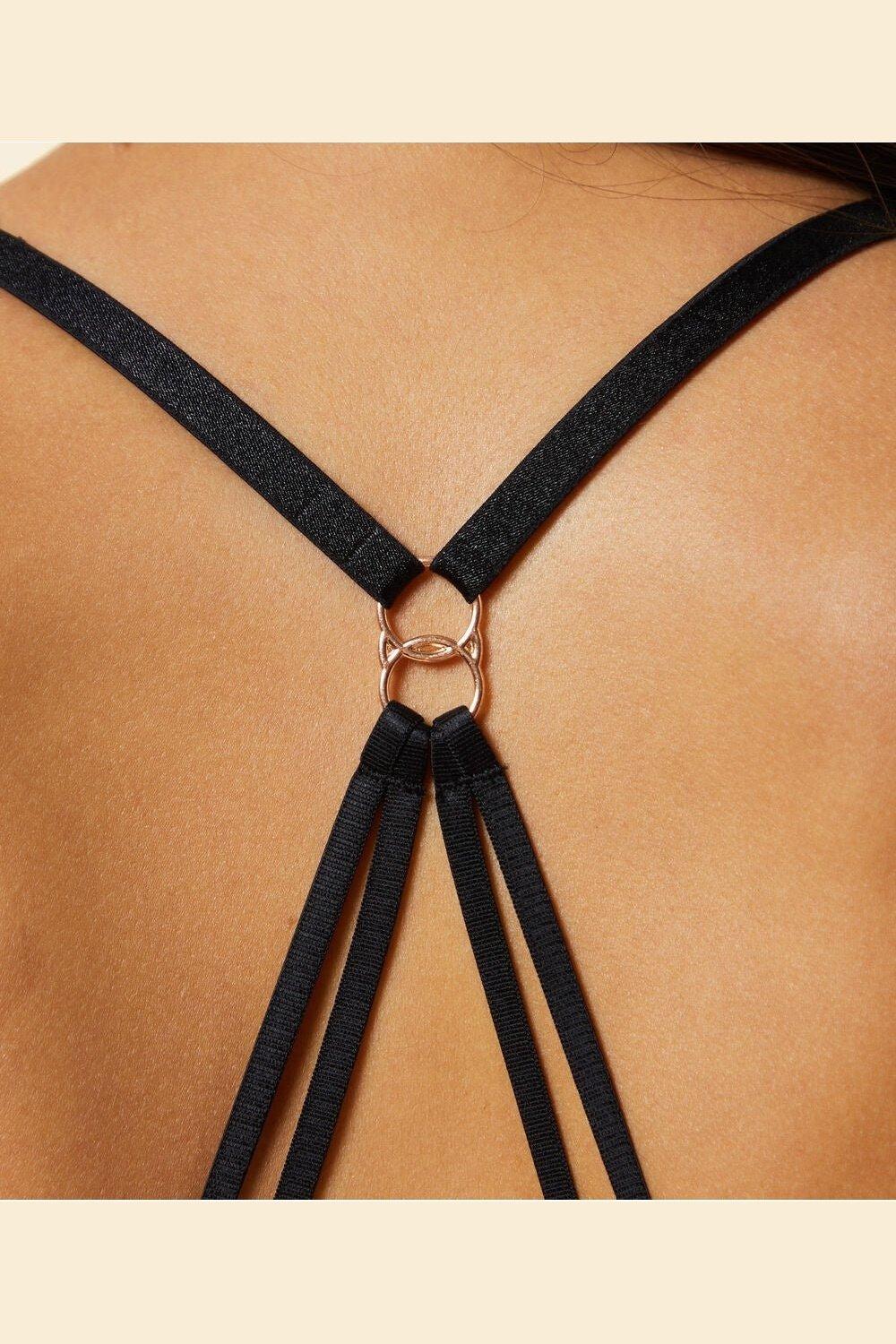 ETAM - חזיית משולשים תחרה ENVOUTANTE שחורה - MASHBIR//365