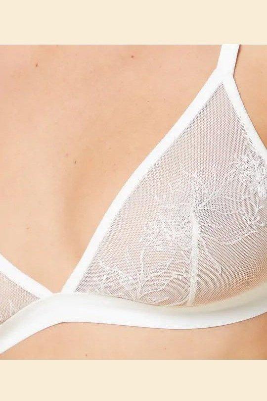 ETAM - חזיית משולשים טול משולבת רקמה JANE - MASHBIR//365