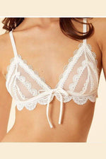 ETAM - חזיית משולשים טול משולבת רקמה TILLEUL - MASHBIR//365