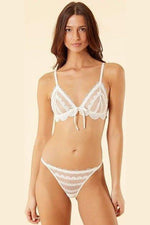 ETAM - חזיית משולשים טול משולבת רקמה TILLEUL - MASHBIR//365