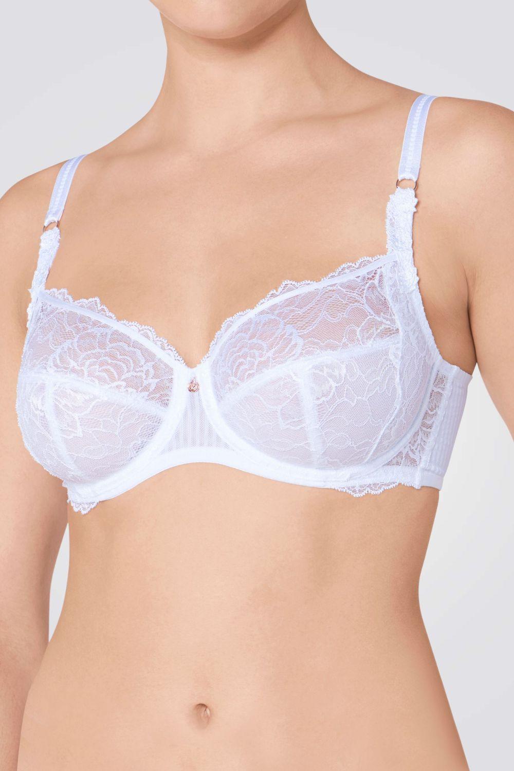 TRIUMPH - חזיית Peony Florale בצבע לבן - MASHBIR//365