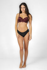 BONITA DE MAS - חזיית ריפוד קל LARISA בצבע בורדו - MASHBIR//365