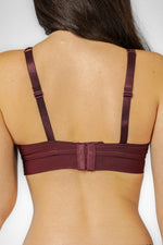 BONITA DE MAS - חזיית ריפוד קל LARISA בצבע בורדו - MASHBIR//365