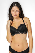 BONITA DE MAS - חזיית ריפוד קל LARISA בצבע שחור - MASHBIR//365