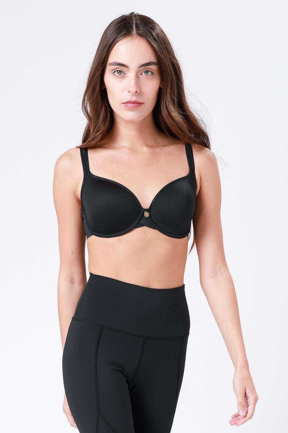 KENNETH COLE - חזיית ספייסר לוגו שחורה - MASHBIR//365