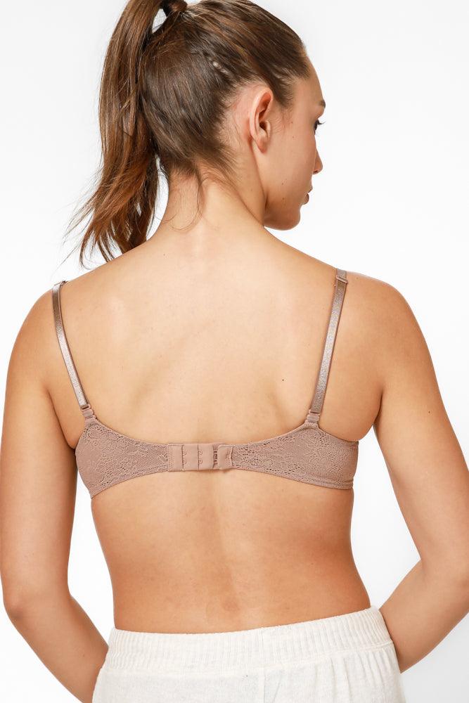 DELTA - חזיית ספייסר ריפוד קל בצבע מוקה - MASHBIR//365