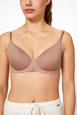 DELTA - חזיית ספייסר ריפוד קל בצבע מוקה - MASHBIR//365