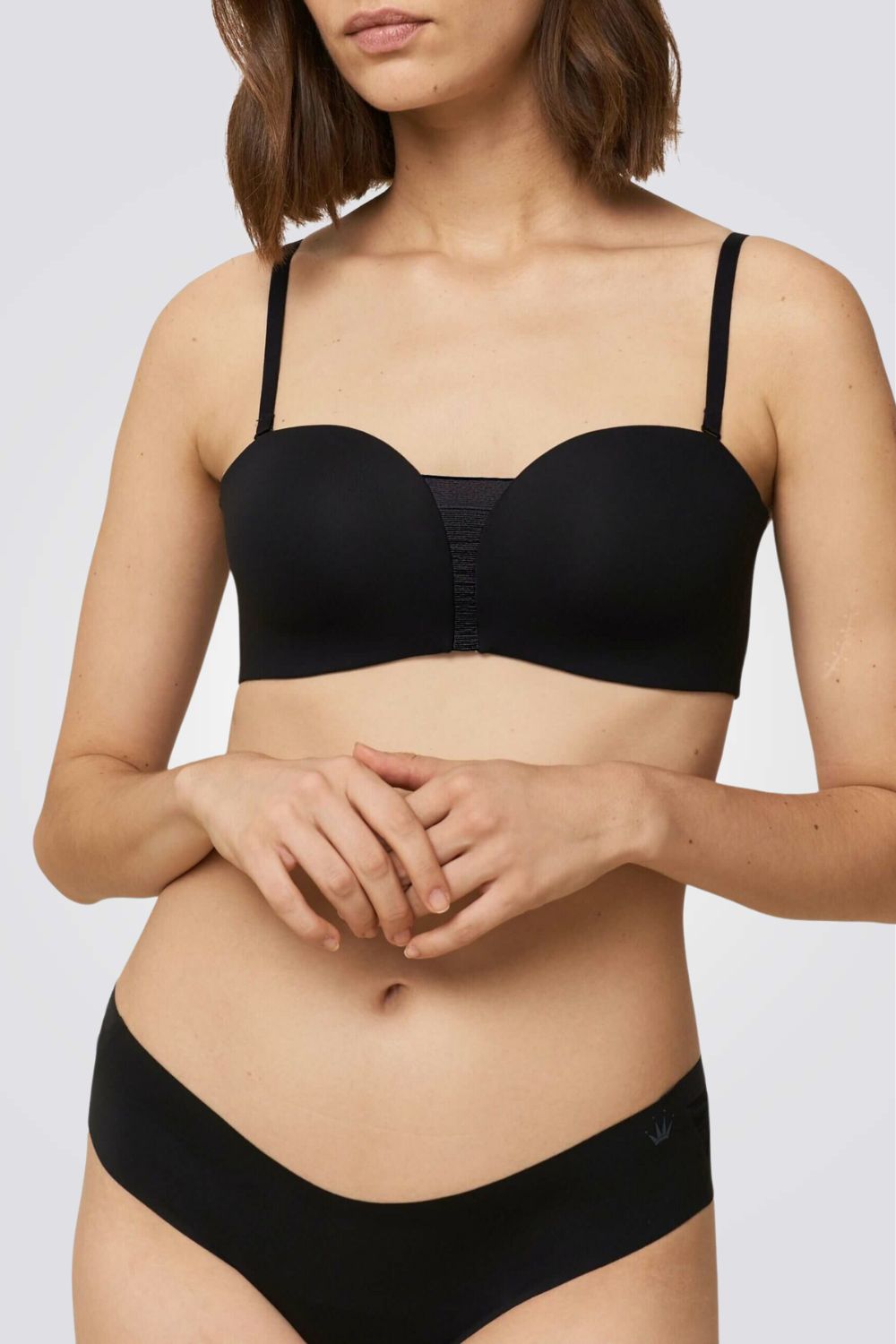 TRIUMPH - חזיית סטרפלס מרופדת Flex Smart DP EX צבע שחור - MASHBIR//365