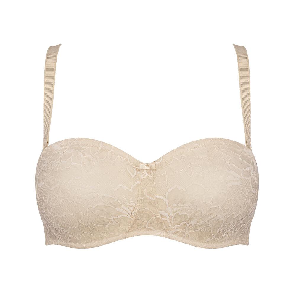 TRIUMPH - חזיית סטרפלס תחרה Amourette Charm WD קרם - MASHBIR//365