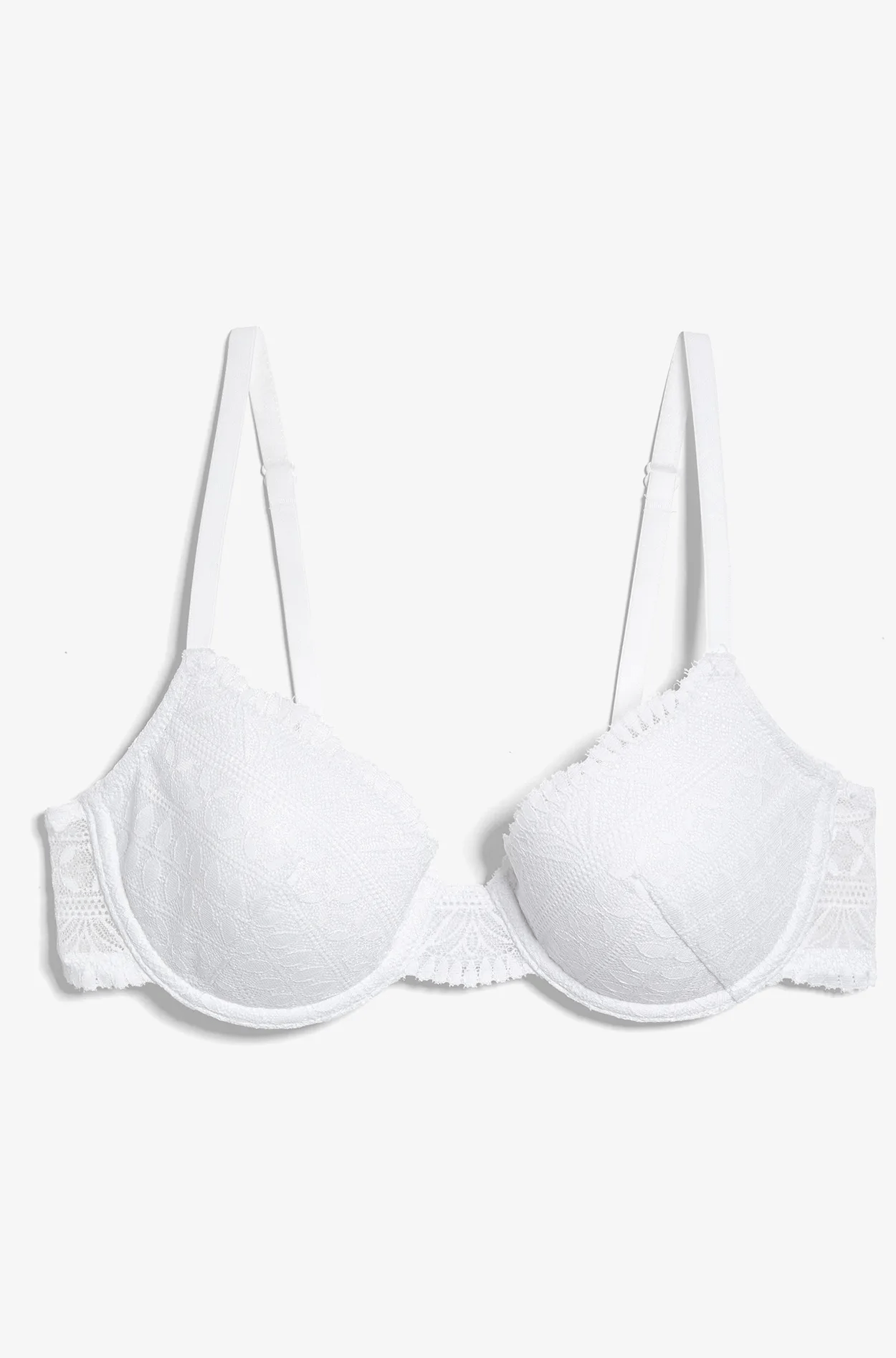 ETAM - חזיית תחרה בריפוד קל IDOLE בצבע לבן - MASHBIR//365