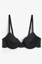 ETAM - חזיית תחרה בריפוד קל IDOLE בצבע שחור - MASHBIR//365