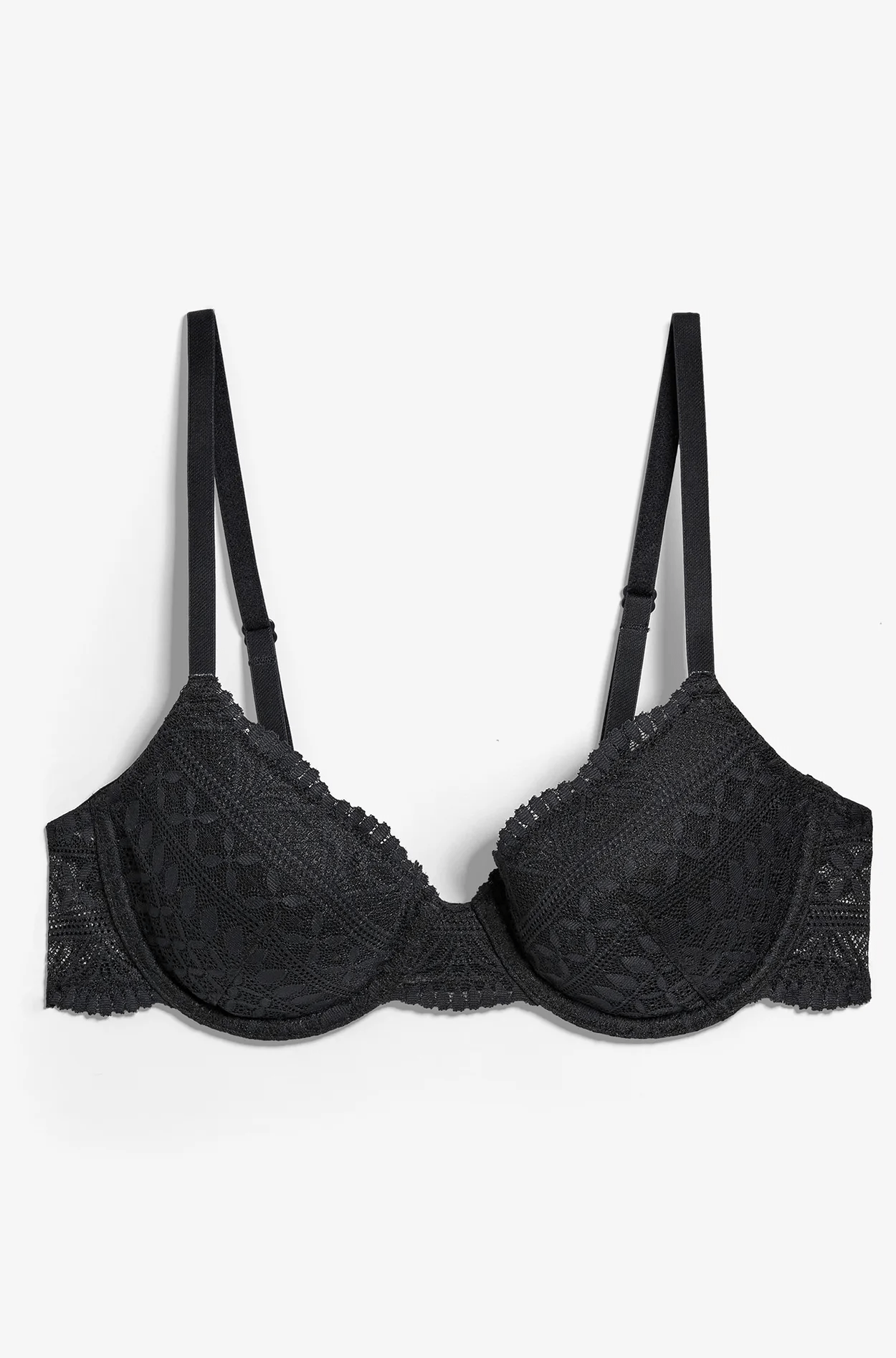 ETAM - חזיית תחרה בריפוד קל IDOLE בצבע שחור - MASHBIR//365