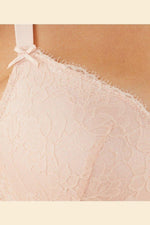 ETAM - חזיית תחרה בריפוד קל PASSION ורוד בהיר - MASHBIR//365