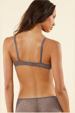 ETAM - חזיית תחרה בריפוד קל SUBLIME אפורה - MASHBIR//365