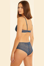 ETAM - חזיית תחרה בריפוד קל SUBLIME כחולה - MASHBIR//365