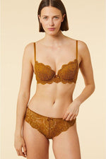 ETAM - חזיית תחרה בריפוד קל SUCCESS ברונזה - MASHBIR//365