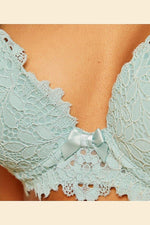 ETAM - חזיית תחרה בריפוד קל SUCCESS טורקיז - MASHBIR//365