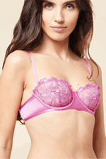 ETAM - חזיית תחרה ללא ריפוד AMARYLLIS ורודה - MASHBIR//365