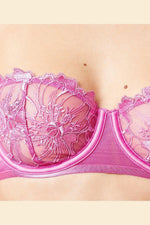 ETAM - חזיית תחרה ללא ריפוד AMARYLLIS ורודה - MASHBIR//365