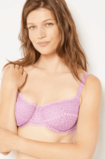 ETAM - חזיית תחרה ללא ריפוד IDOLE בצבע סגול - MASHBIR//365