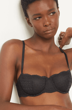 ETAM - חזיית תחרה ללא ריפוד IDOLE בצבע שחור - MASHBIR//365