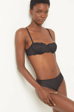 ETAM - חזיית תחרה ללא ריפוד IDOLE בצבע שחור - MASHBIR//365