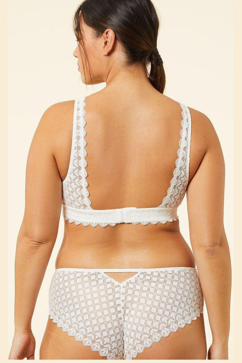 ETAM - חזיית תחרה ללא ריפוד JADE קרם - MASHBIR//365